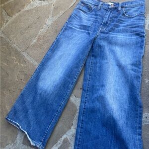 Madewell 11” rise Wide Leg Crop